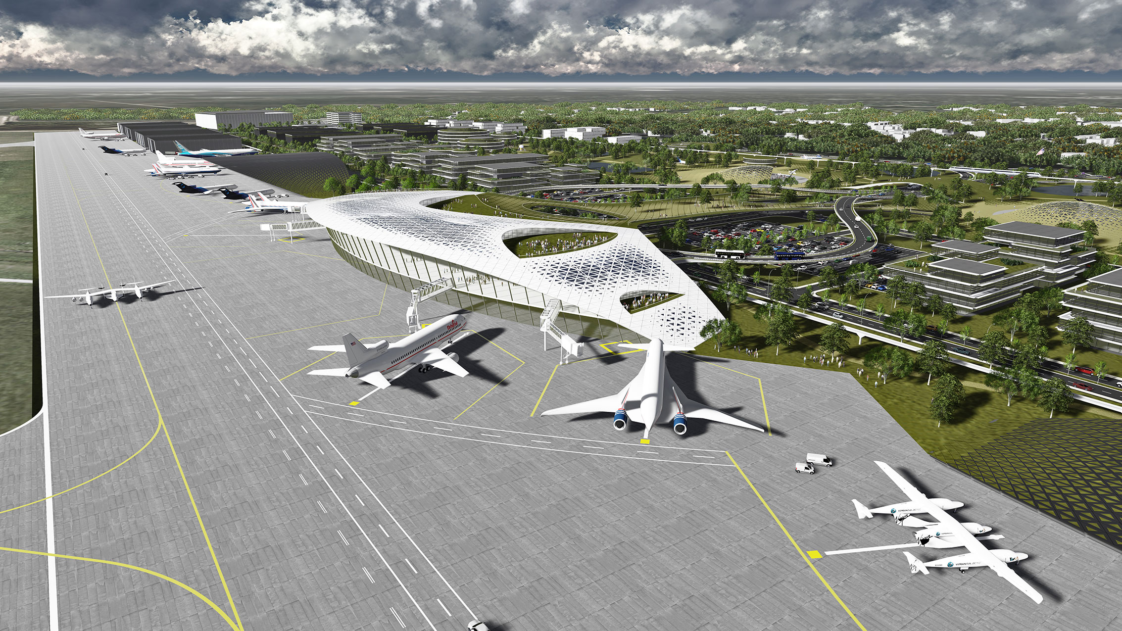 Proposed Houston Spaceport Lands Private Space Plane Partner